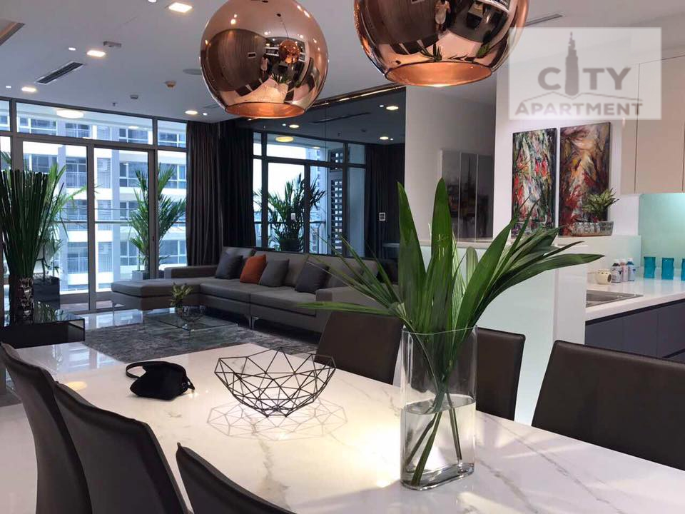 Vinhomes Central Park For Rent - 3 bedrooms with model design $1,500